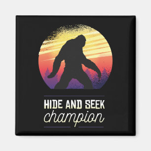 Aimant Bigfoot Cacher et Rechercher Champion - Drôle Yet