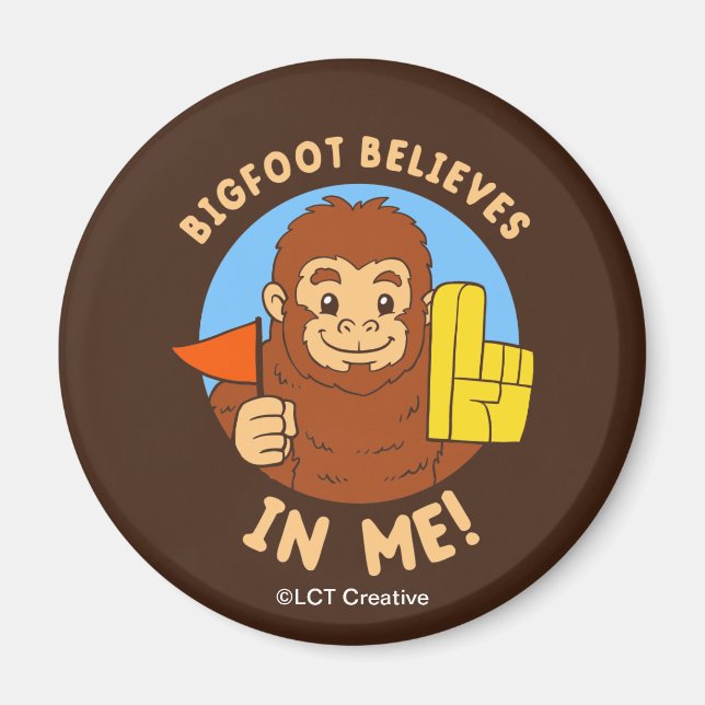 Aimant Bigfoot croit en moi (Devant)