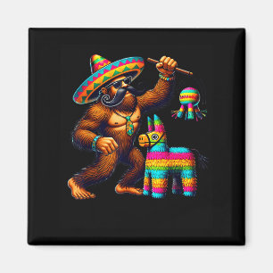 Aimant Bigfoot Pinata Cinco De Mayo Mexicain Sasquatch En