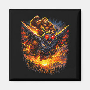 Aimant Bigfoot sasquatch mothman drôle cryptide faune sau