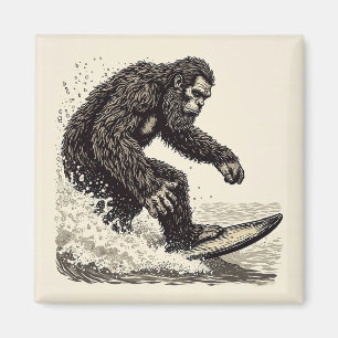 Aimant Bigfoot Surfant