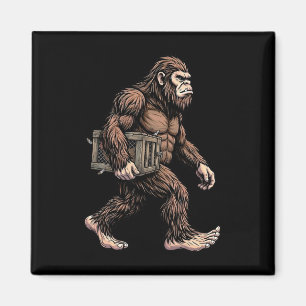 Aimant Bigfoot Transportant une Caisse de Poulets Ferme d