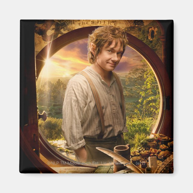 Aimant BILBO BAGGINS™ dans le collage de bordures (Devant)