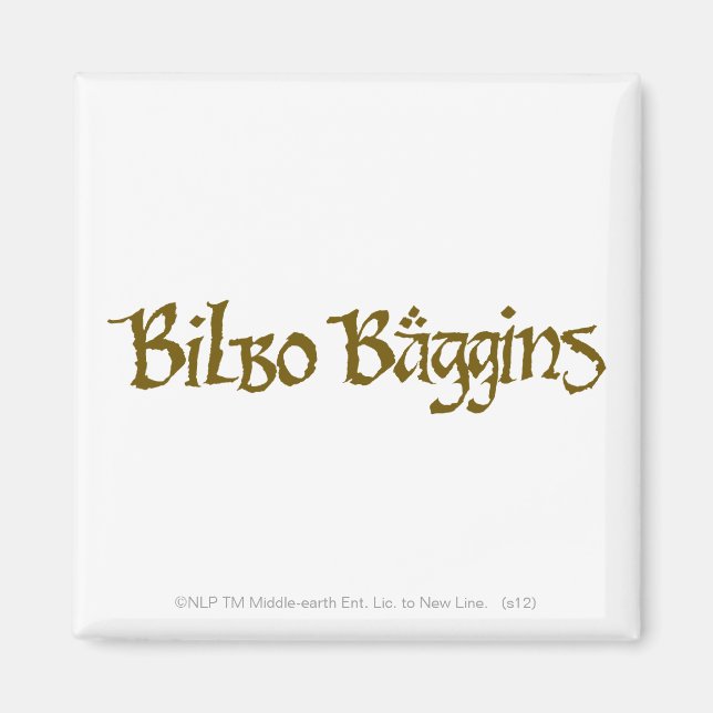 Aimant BILBO BAGGINS™ Solide (Devant)