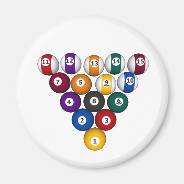 Aimant Billard : Billard : Billard (Devant)