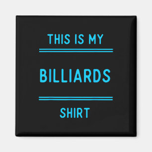 Aimant Billard Équipe T Shirts Cadeaux. Joueurs Et Fans P