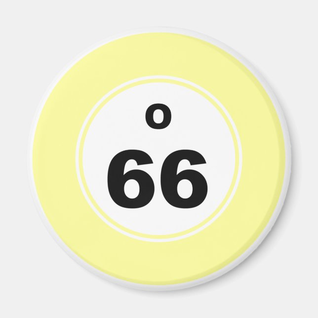 Aimant Bingo O (Devant)