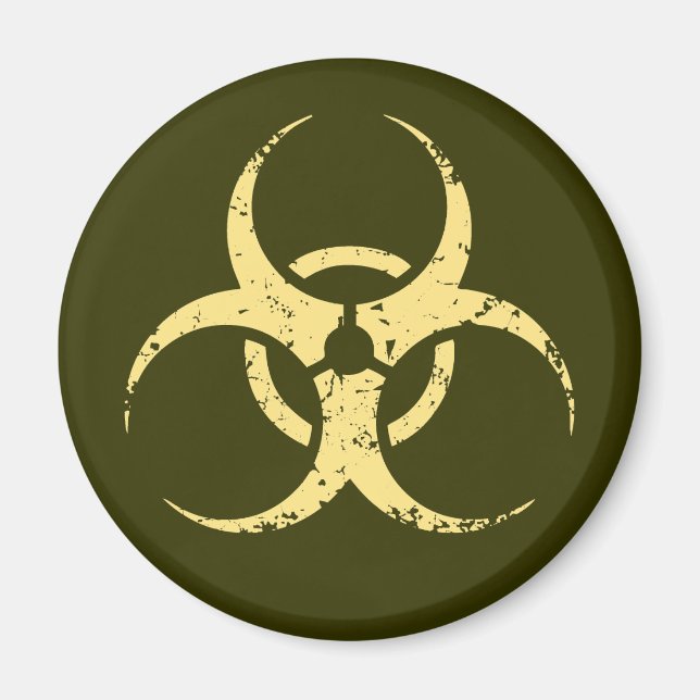 Aimant Biodanger -dist -jaune (Devant)