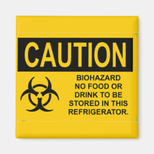 Aimant Biohazard caution08