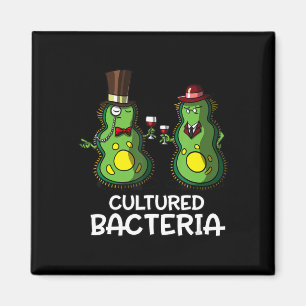 Aimant biologie bactérie cultivée drôle étudiant science