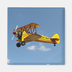 Aimant Biplan Air Mail