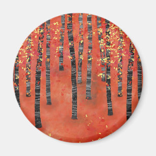Aimant Birch Forest Red