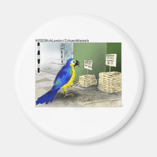 Aimant Bird Bathroom Fixtures Funny Gifts & Tees
