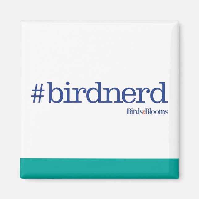 Aimant #birdnerd (Devant)