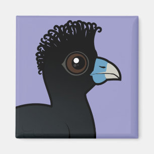 Aimant Birdorable Bleu-a affiché Curassow