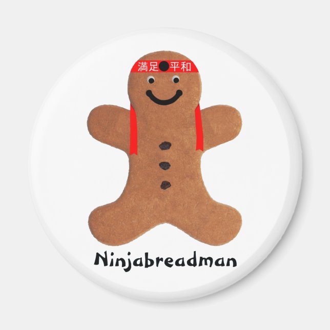 Aimant Biscuit Ninjabreadman (biscuit) (Devant)