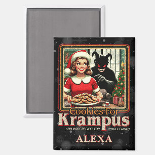 Aimant Biscuit pour Krampus Joyeux Noël Krampus Horreur