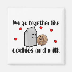 Aimant Biscuits et amour de lait