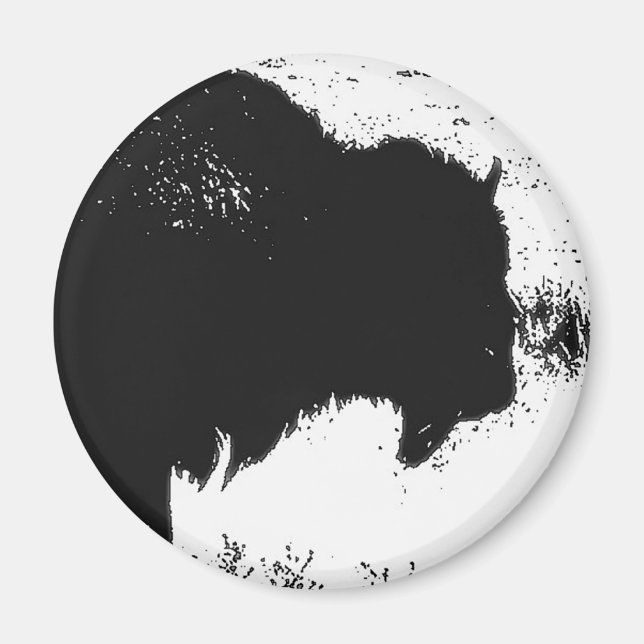 Aimant Bison - Buffalo (Devant)