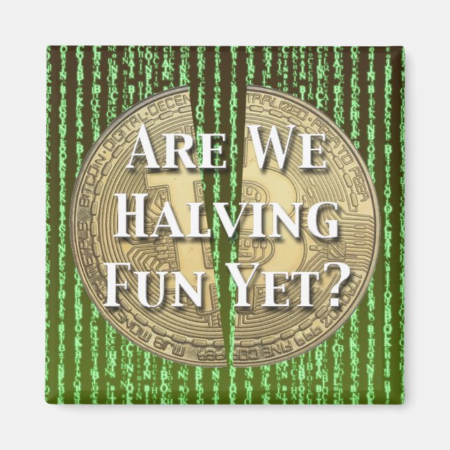 Aimant Bitcoin Halving, événement (Devant)