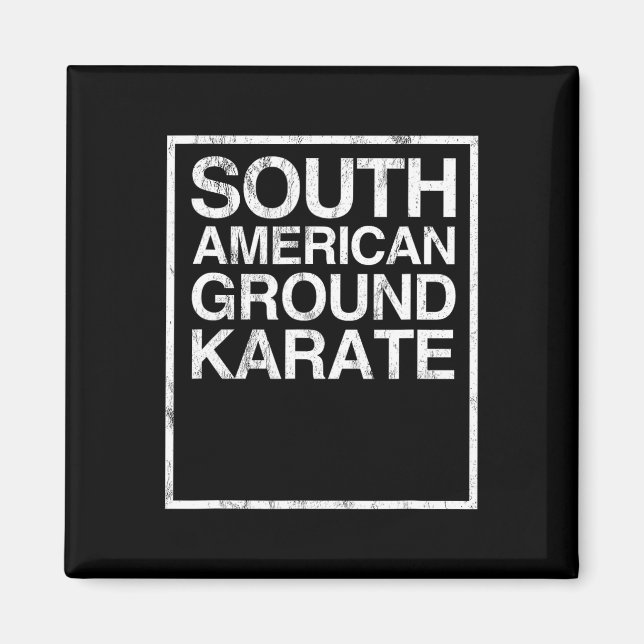 Aimant Bjj Brésilien Jiu Jitsu Sud-Américain Ground Kara (Devant)