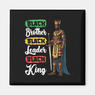 Aimant Black Brother Black Leader Black King American Afr