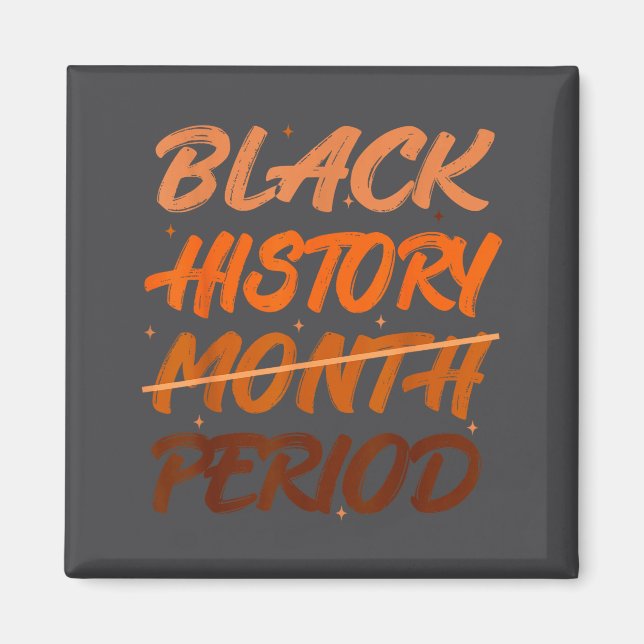 Aimant Black History Period African American History Men  (Devant)