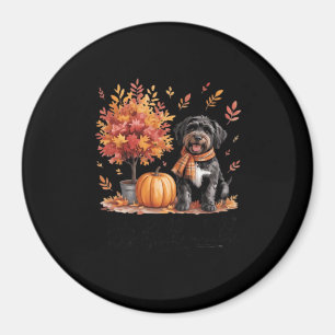 Aimant Black Labradoodé C’est l’automne Y’all Citrouille