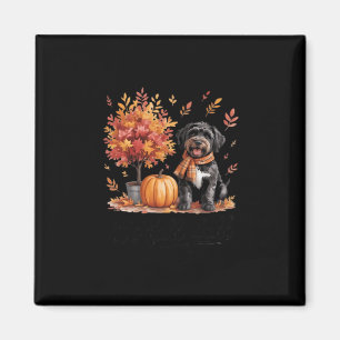 Aimant Black Labradoodé C’est l’automne Y’all Citrouille