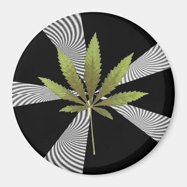 Aimant Black&White Swirl....... (Devant)