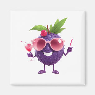 Aimant Blackberry Fun Vacances joyeuses Boisson Tropicale