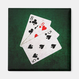 Aimant Blackjack 21 points - Huit, Huit, Cinq