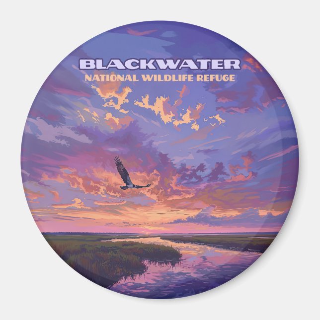 Aimant Blackwater National Wildlife Refuge Park Maryland (Devant)