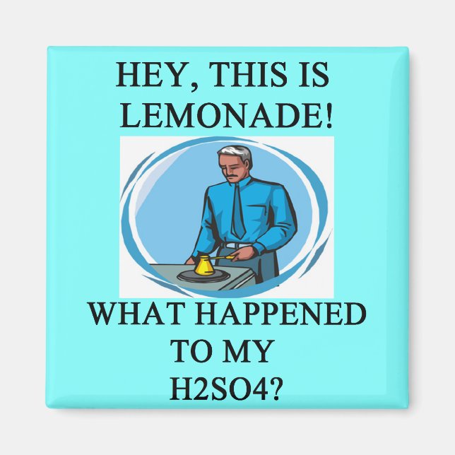 Aimant blague de limonade h2so4 (Devant)
