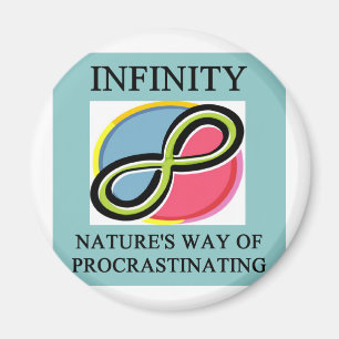Aimant blague mathématique INFINITY