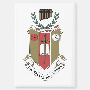 Aimant Blason de la Fraternité musicale Sigma Alpha Iota