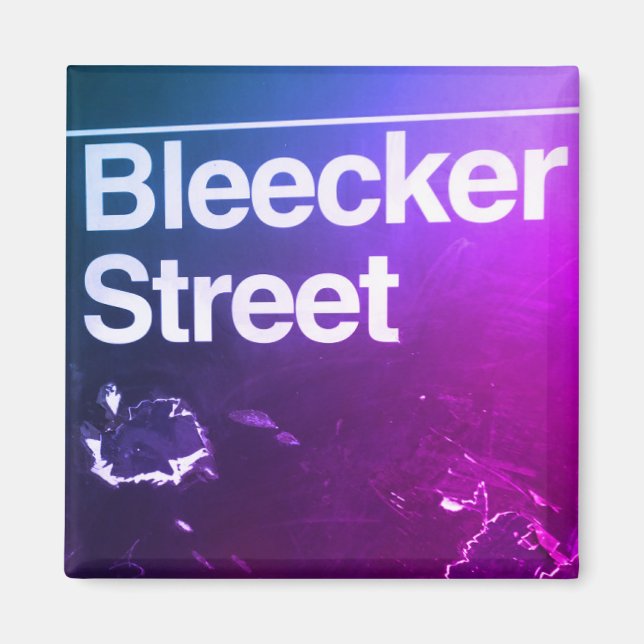 Aimant Bleecker Street, Greenwich Village, Manhattan NYC (Devant)
