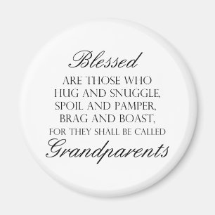 Aimant Blessed sont… Grands-parents