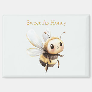 Aimant Bleu Clair Doux Comme Du Miel Mignonne Heureuse Ab