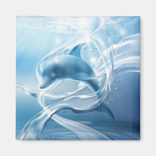 Aimant bleu dauphin