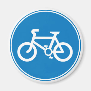 Aimant bleu de bicyclette
