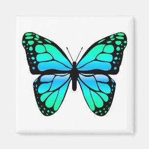 Aimant bleu de papillon