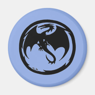 Aimant bleu Dragon noir