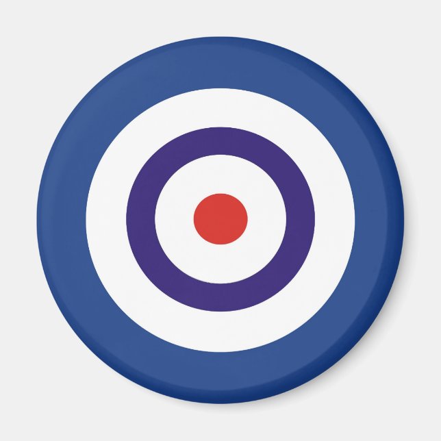 AIMANT BLEU ET BLANC (Devant)