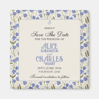 Aimant Bleu et crème de pois doux