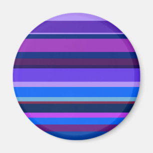 Aimant Bleu et violet bandes horizontales