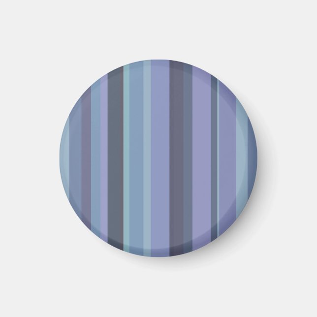 Aimant Bleu-gris, bandes horizontales (Devant)
