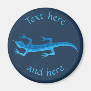 Aimant Bleu Lizard