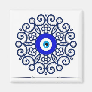 Aimant bleu mauvais oeil