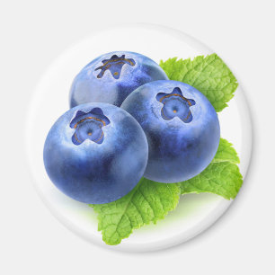 Aimant Bleuets et menthe